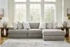 Ashley Furniture 58103S4 Ashley Furniture 58103S4 Avaliyah - 3-Piece Sectional With Raf Corner Chaise - Ash