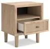 Ashley Furniture B1199-91 Cielden - One Drawer Night Stand - Two-Tone