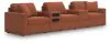 Ashley Furniture 92102S64 Ashley Furniture 92102S64 Modmax - 5-Piece Sectional With Audio System And With Storage Console - Spice