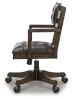 Ashley Furniture H556-01A Breckington - Home Office Desk Chair - Dark Brown