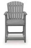 Ashley Furniture PCP227-124 Sanctuary Beach - Barstool (Set of 2) - Dark Gray
