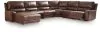Ashley Furniture PCU62607S32 Ashley Furniture PCU62607S32 DeepWakes - 6-Piece Power Reclining Sectional With LAF Press Back Power Chaise - Canyon