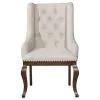 CoasterEssence 110313 Brockway - Upholstered Arm Chair (Set of 2) - Barley Java