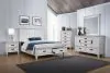 CoasterEssence 205330KE Franco - Wood Eastern King Storage Panel Bed - Distressed White