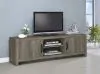 CoasterEssence 701025 Burke - 2 Door Engineered Wood TV Stand - Gray Driftwood