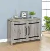 CoasterEveryday 950785 Enoch - 2 Door Engineered Wood Accent Cabinet - Gray Driftwood