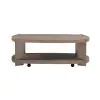 Liberty Furniture 754-OT1011 Harlow - Oval Cocktail Table - Sandstone & Satin Nickel