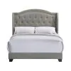 Intercon UB-BR-RHYFUL-SMK-C Rhyan - Upholstered Full Bed - Smoke Finish