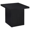 Coaster Fine Furniture 706277 Devar - Square Engineered Laminate End Side Table - Black