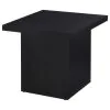 Coaster Fine Furniture 706277 Devar - Square Engineered Laminate End Side Table - Black