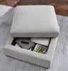 Benchcraft® 2090411 Gabyleigh - Ottoman With Storage - Nickel