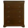 Coaster Fine Furniture 205305 Garland - 4-Drawer Bedroom Chest Of Drawers - Brown Cherry
