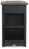 Ashley Furniture T736-7 Tyler Creek - Chair Side End Table - Grayish Brown / Black