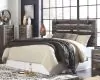 Ashley Furniture B211-58 Drystan - King Panel Headboard - Brown / Beige