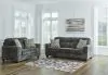 Ashley Furniture 50504/38/35 Ashley Furniture 50504/38/35 Lonoke - 2 Pc. - Sofa, Loveseat - Gunmetal