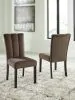 Ashley Furniture PCD581-01 Jeshina - Dining Upholstered Side Chair (Set of 2) - Mocha