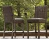 Ashley Furniture P750-130 Paradise Trail - Barstool (Set of 2) - Medium Brown