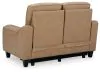 Ashley Furniture U6600014 Mosswell - Power Reclining Loveseat With Adj Headrest - Toffee