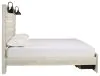Ashley Furniture B192B31 Ashley Furniture B192B31 Cambeck - King Panel Bed With 2 Storage Drawers - Whitewash