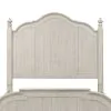Liberty Furniture 652-BR03 Farmhouse Reimagined - King Poster Headboard - Antique White / Chestnut Tops