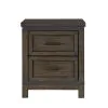 Liberty Furniture 759-BR60 Thornwood Hills - 2 Drawer Nightstand - Rock Beaten Brown