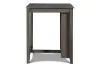 New Classic D1701-32S-GRY Gia - Counter Table With 2 Chairs & Storage Shelf - Gray