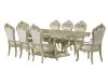 New Classic 40-992-DT Monique - Dining Table Top & Base - Pearl Silver