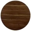 Furniture of America CM3771RT-5PK Blackwood - 5 Piece Round Dining Table Set - Walnut / Dark Brown