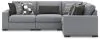 Benchcraft® 61305S5 Benchcraft® 61305S5 Bealton - 4-Piece Sectional - Salt And Pepper