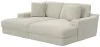 Jackson Furniture Industries 3445/15/16-11 Cozy - 2 Piece Double Wide Chaise With USB Charging Ports - Pearl