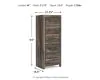Ashley Furniture B211-11 Drystan - Narrow Chest - Brown / Beige