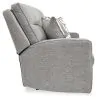 Ashley Furniture 9050318 Biscoe - Power Reclining Loveseat With Console /Adj Headrest - Pewter