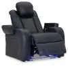 Ashley Furniture 3660313 Ashley Furniture 3660313 Fyne-Dyme - Power Recliner/Adj Headrest - Sapphire