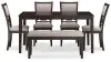 Ashley Furniture D422-325 Langwest - Dining Room Table Set (Set of 6) - Brown