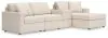 Ashley Furniture 92103S40 Ashley Furniture 92103S40 Modmax - 4-Piece Sectional With Raf Corner Chaise And Storage Console - Oyster