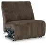 Ashley Furniture 92705S12 Ashley Furniture 92705S12 Top Tier - 4-Piece Reclining Sectional With Laf Press Back Chaise - Chocolate