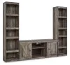 Ashley Furniture EW0440W9 Wynnlow - 3-Piece Entertainment Center - Gray