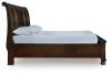 Ashley Furniture B697B43 Ashley Furniture B697B43 Porter - Queen Sleigh Storage Bed - Rustic Brown