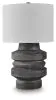 Ashley Furniture L235914 Wahida - Poly Table Lamp - Distressed Black