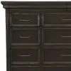 Pulaski Furniture P012127 Caldwell - 17 Drawer Master Chest - Deep Brown