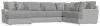 Jackson Furniture Industries 3480/75/30/72-18 Jackson Furniture Industries 3480/75/30/72-18 Titan - 3 Piece Sectional With Comfort Coil Seating And 9 Included Accent Pillows (Left Side Facing Chaise) - Moonstruck