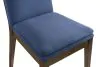 New Classic D7185B-20-BLU New Classic D7185B-20-BLU Maggie - Dining Chair With Cushion (Set of 2) - Blue / Walnut