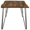 CoasterEssence 193861 Neve - Live Edge Dining Table - Gray Sheesham