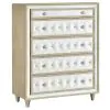 CoasterElevations 223521KW-S5 Antonella - 5 Piece California King Bedroom Set - Ivory