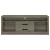 Coaster Fine Furniture 701024-SET Burke - 3 Piece TV Entertainment Center - Gray Driftwood