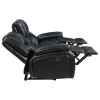 Coaster Fine Furniture 610244-S2 Camila - 2 Piece Upholstered Motion Reclining Sofa Set - Black