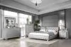 Furniture of America CM7056SV-CK-BED-VN Juilliard - California King Bed - Silver