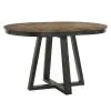 Intercon HP-TA-4260G-BBP-C Harper - Round Counter Table - Brushed Brown / Pecan