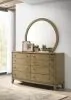 Coaster Fine Furniture 224923M Granada - 8-Drawer Dresser And Mirror - Natural Pine