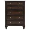 Coaster Fine Furniture 223635 Andover - 5-Drawer Chest Of Drawers - Dark Oak